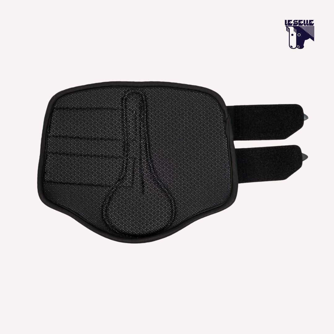 STINCHIERE ANTERIORI NEOPRENE TRAFORATO ACAVALLO - NERO
