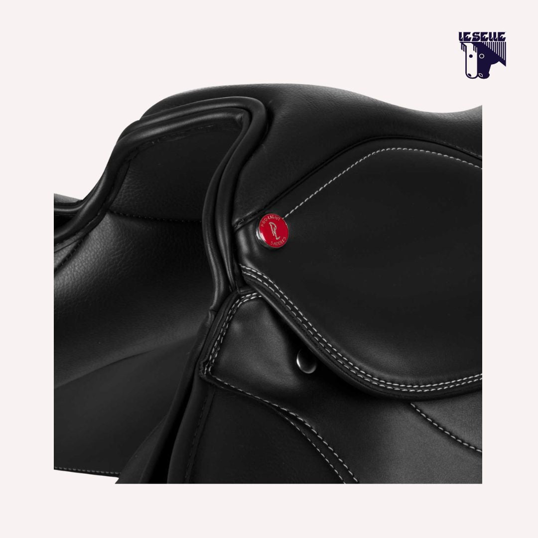 SELLA SALTO ROMA IN PU-LEATHER UMBRIA EQUITAZIONE - NERO