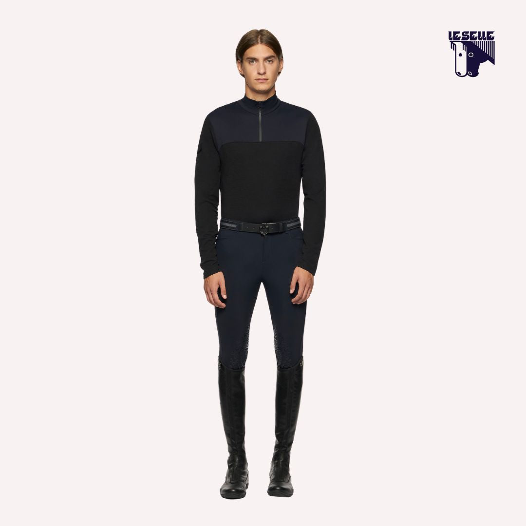 MAGLIA TERMICA TECH WOLL CT LASER CAVALLERIA TOSCANA - BLU