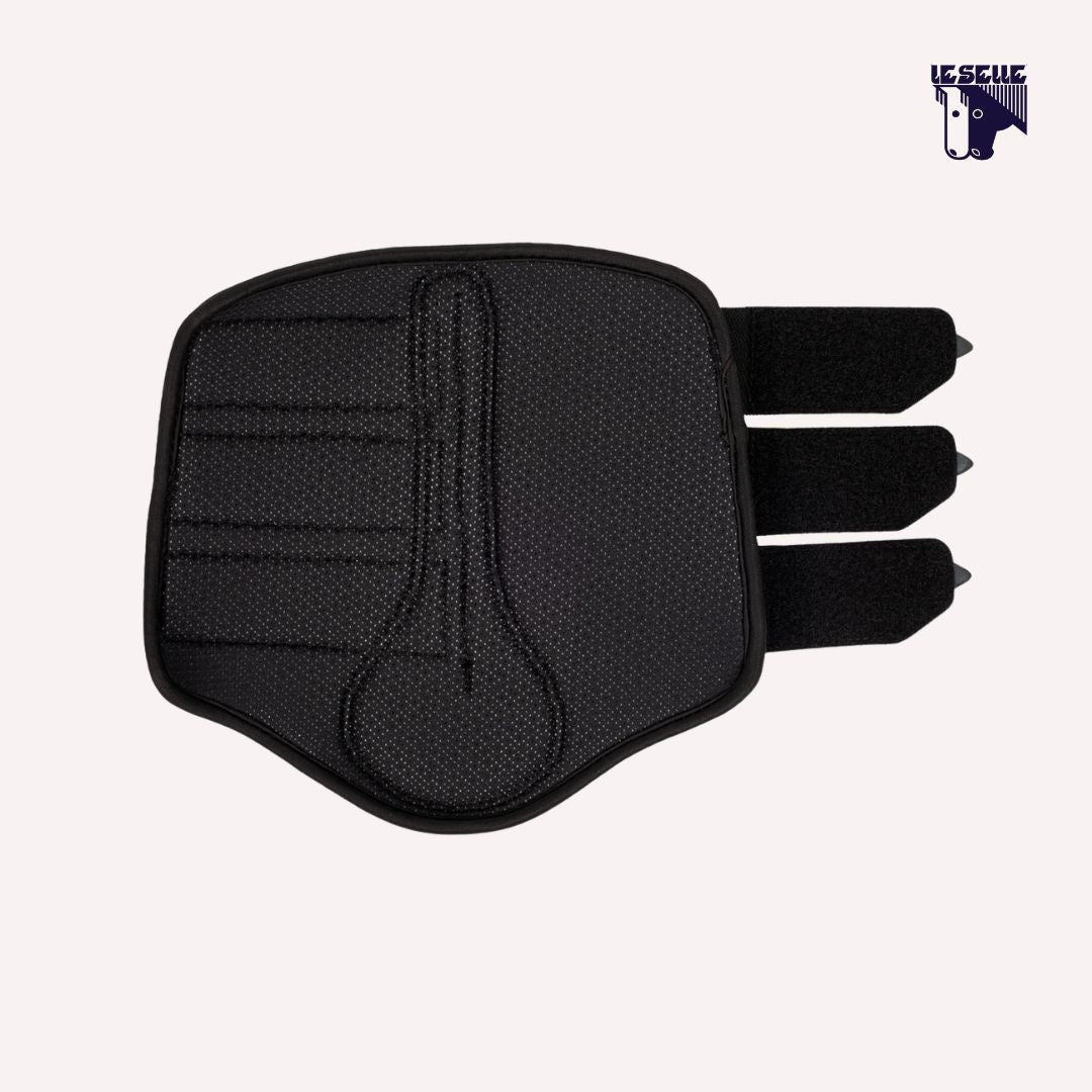 STINCHIERE POSTERIORI NEOPRENE TRAFORATO ACAVALLO - NERO