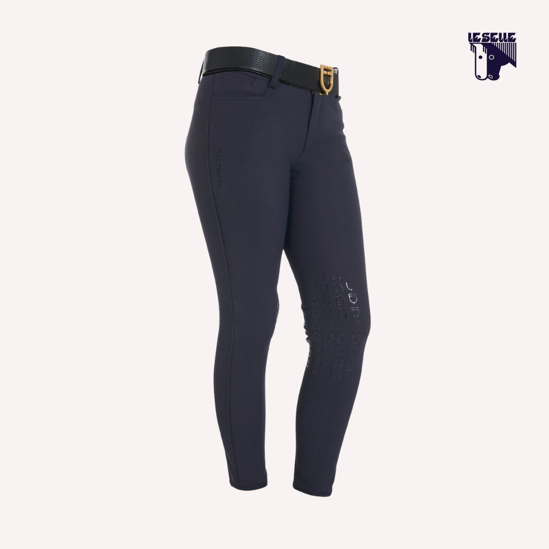 PANTALONE UNISEX BAMBINI SLIM FIT EQUESTRO - BLU