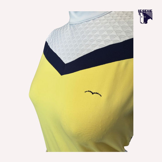 POLO DA COMPETIZIONE BIWAIT MEZZA MANICA ANIMO - GIALLO